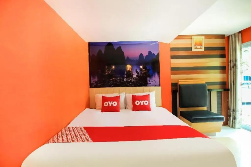 Bed in OYO 271 The Resort Romklao