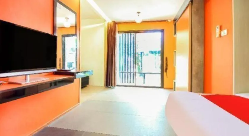 Bed in OYO 271 The Resort Romklao