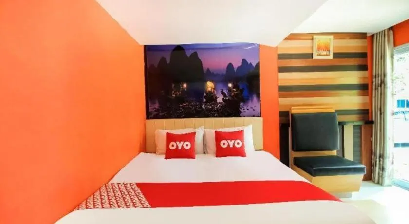 Bed in OYO 271 The Resort Romklao