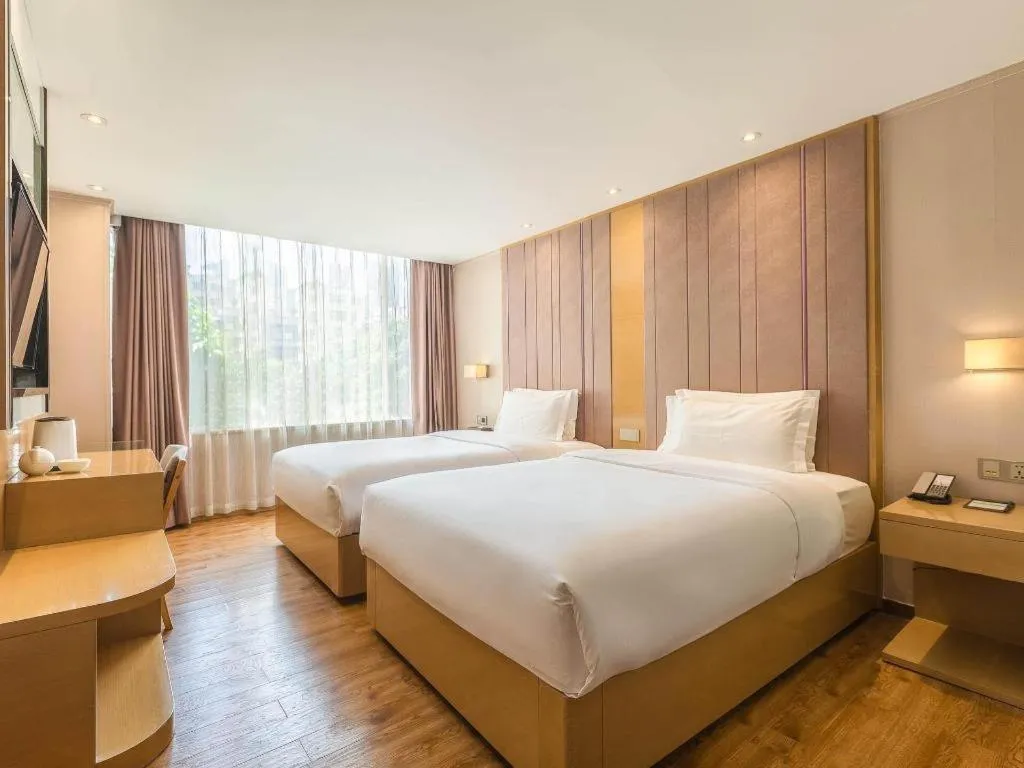 Bed in Lavande Hotel Guangzhou Tianhe Park Metro Station