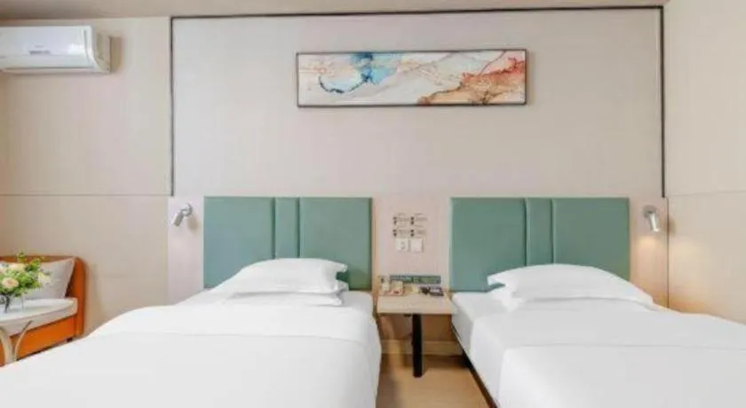 Bed in Jinjiang Inn Kunming Changshui Airport