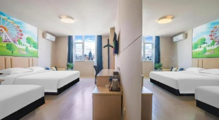 Bed in Jinjiang Inn Kunming Changshui Airport