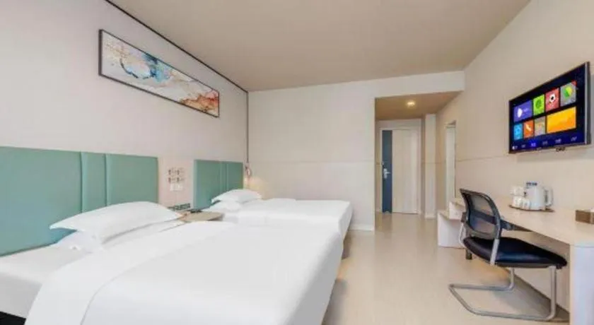 Bed in Jinjiang Inn Kunming Changshui Airport