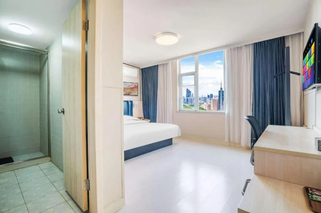 Bed in Jinjiang Inn Kunming Changshui Airport