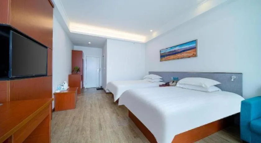 Bed in Jinjiang Inn Kunming Changshui Airport