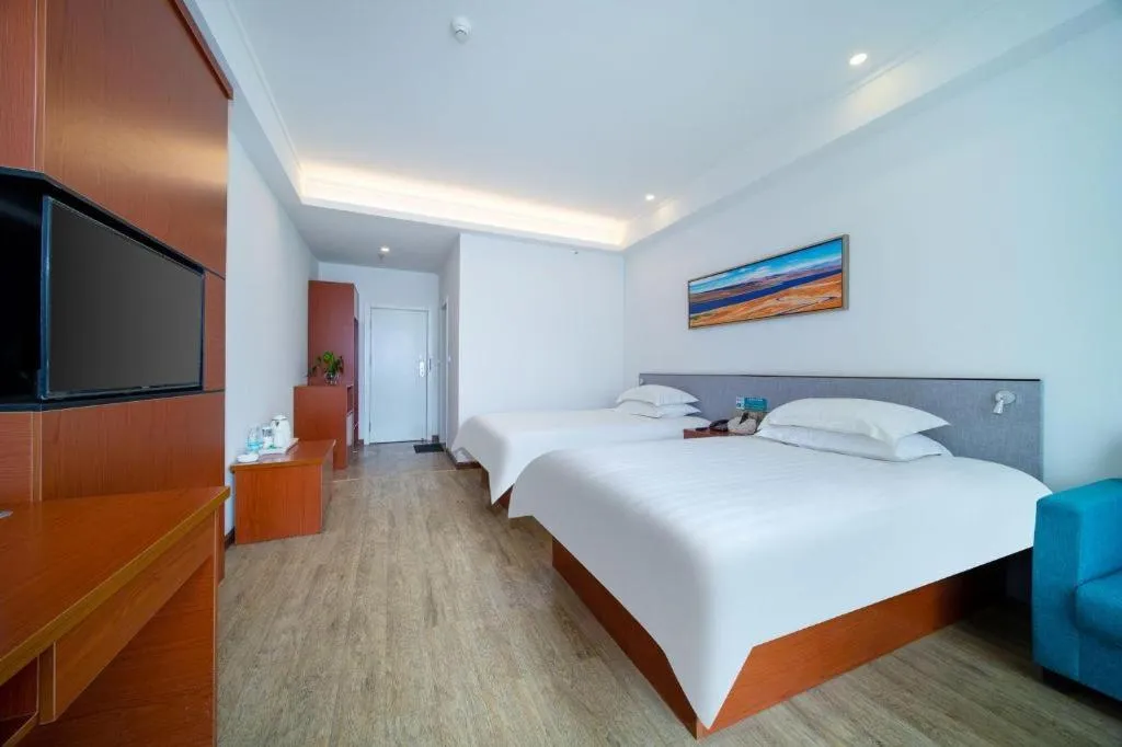 Bed in Jinjiang Inn Kunming Changshui Airport