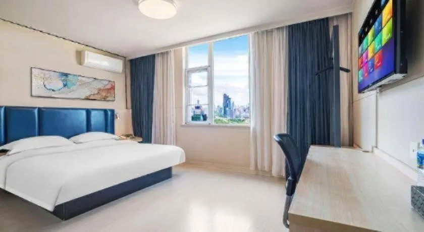 Bed in Jinjiang Inn Kunming Changshui Airport