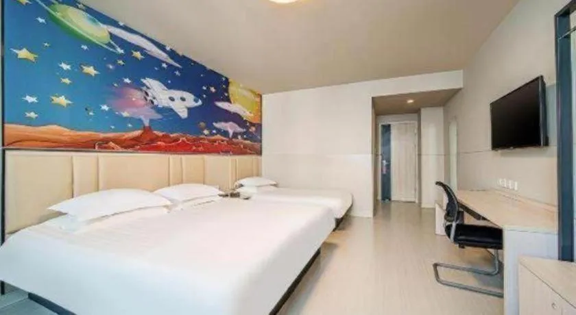 Bed in Jinjiang Inn Kunming Changshui Airport