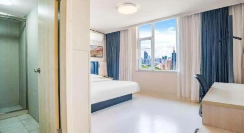 Bed in Jinjiang Inn Kunming Changshui Airport