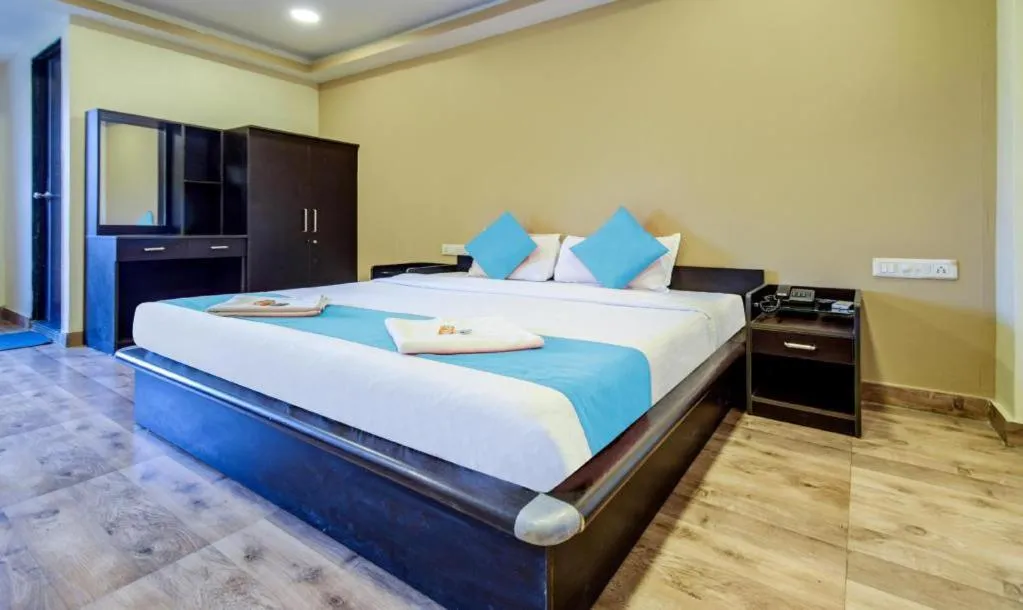 Bed in Hotel Rajdeep Inn