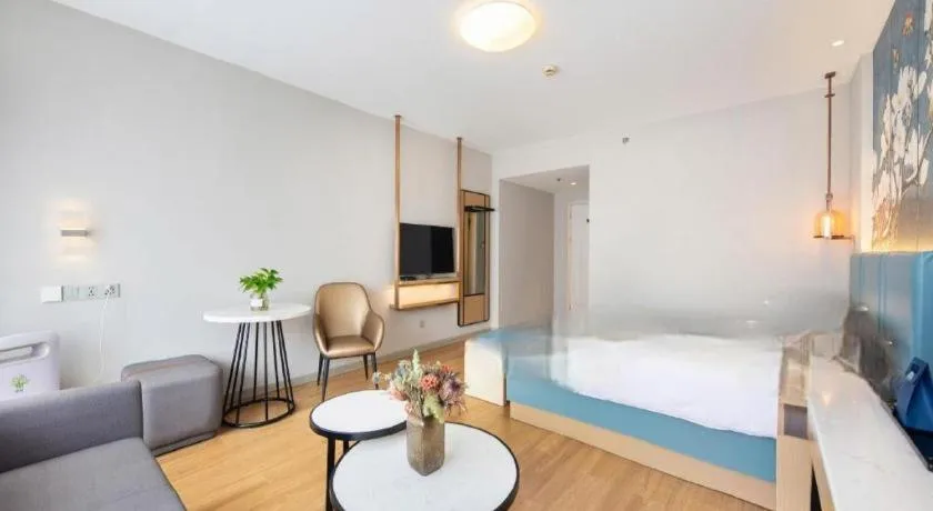 Bed in Jinjiang Inn Jinhua Binhong Road