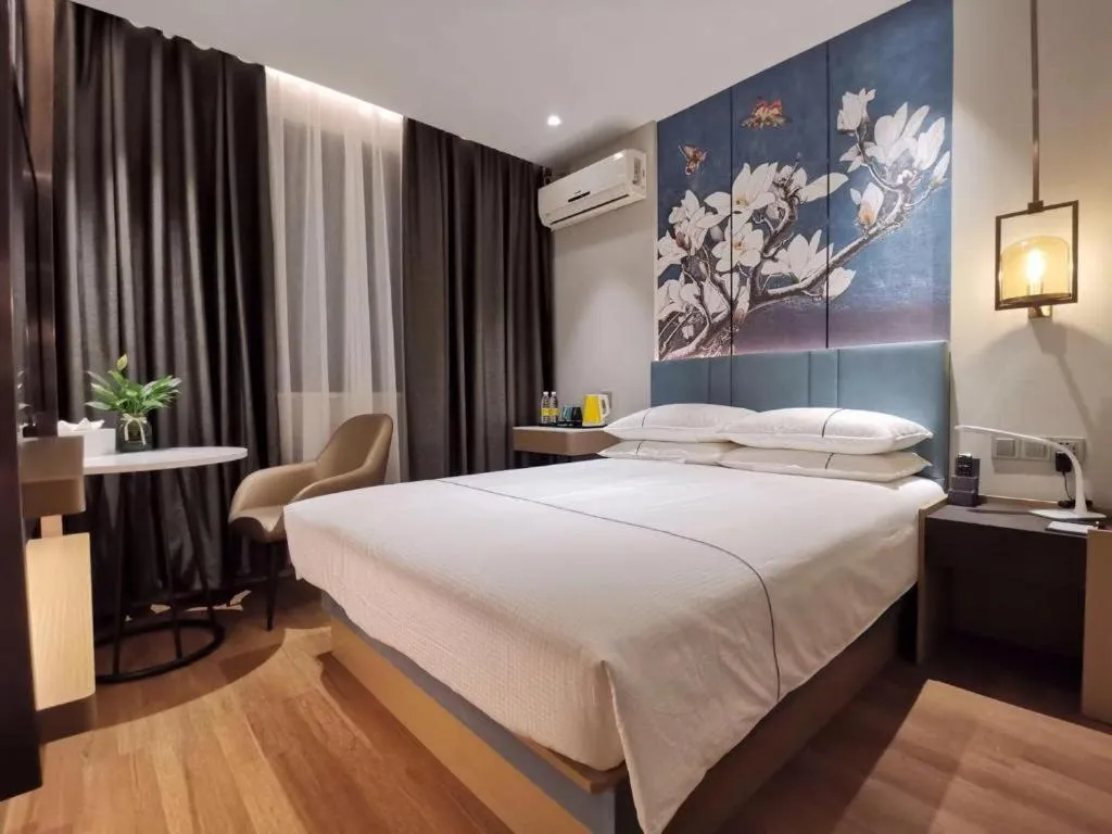 Bed in Jinjiang Inn Jinhua Binhong Road