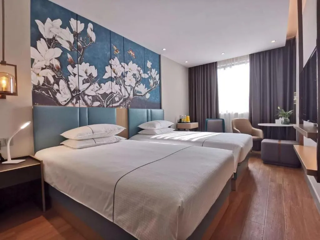 Bed in Jinjiang Inn Jinhua Binhong Road