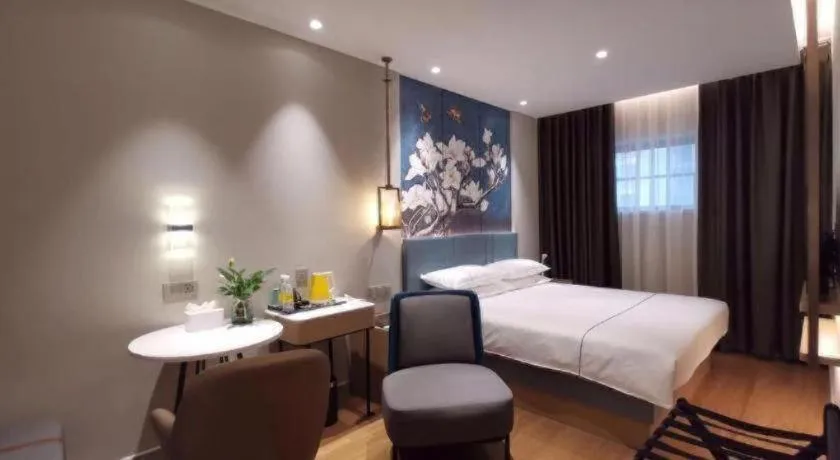 Bed in Jinjiang Inn Jinhua Binhong Road