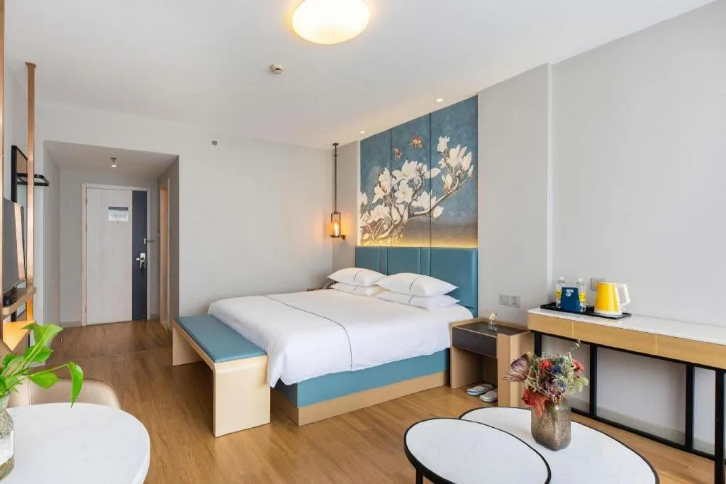 Bed in Jinjiang Inn Jinhua Binhong Road