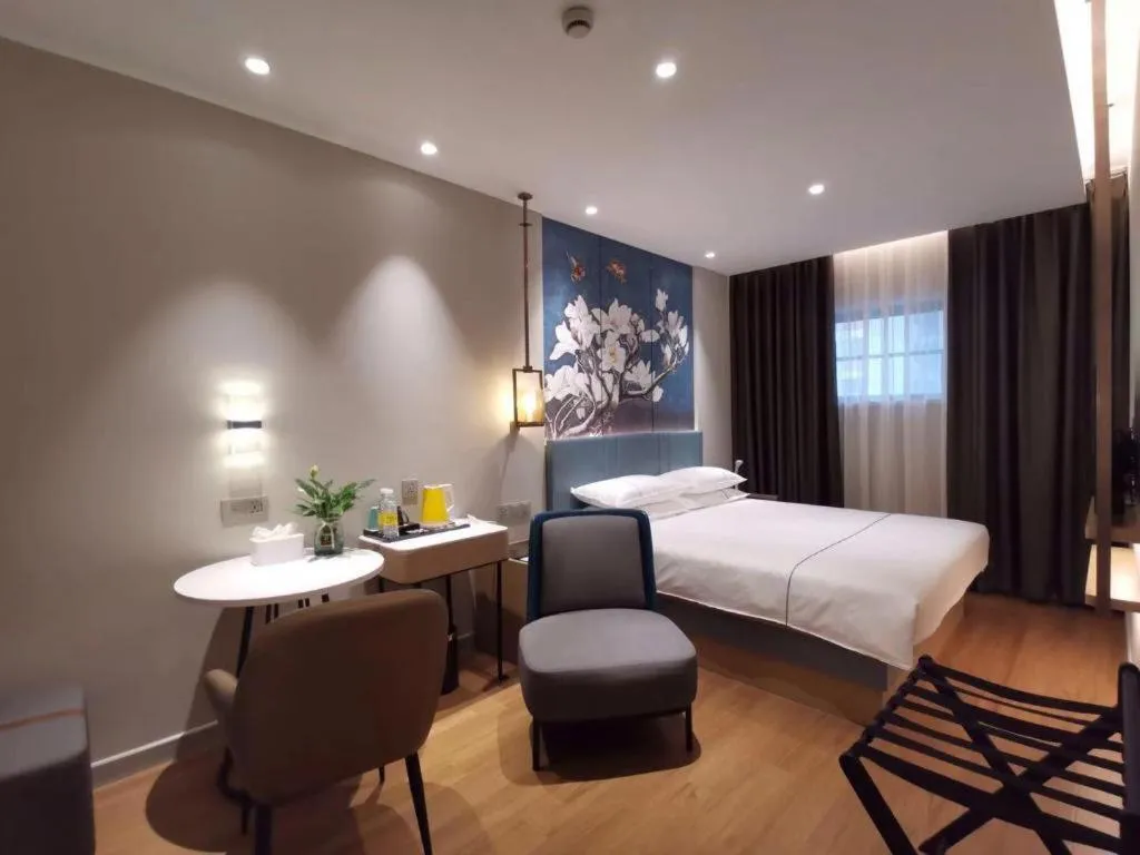 Bed in Jinjiang Inn Jinhua Binhong Road