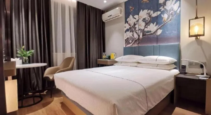 Bed in Jinjiang Inn Jinhua Binhong Road
