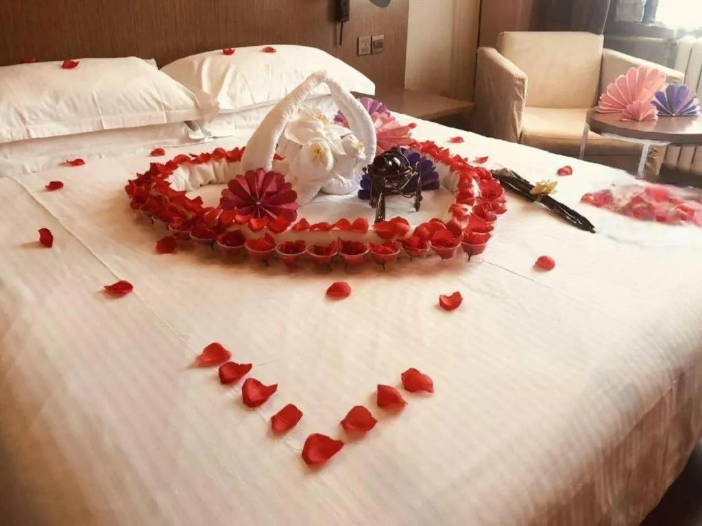 Bed in Jinjiang Inn Xi'an Zhonglou North Street Metro Station