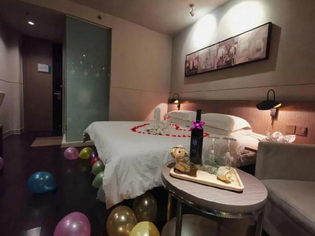 Bed in Jinjiang Inn Xi'an Zhonglou North Street Metro Station