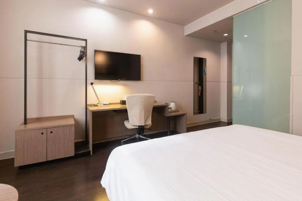 Bed in Jinjiang Inn Xi'an Zhonglou North Street Metro Station