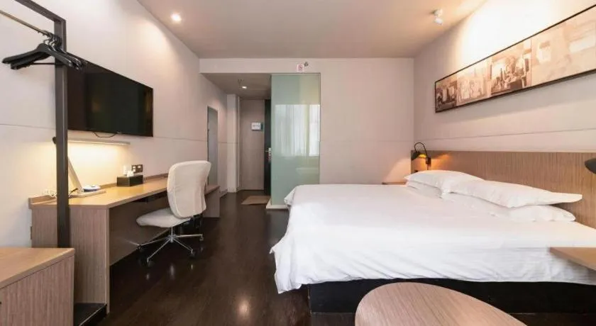 Bed in Jinjiang Inn Xi'an Zhonglou North Street Metro Station