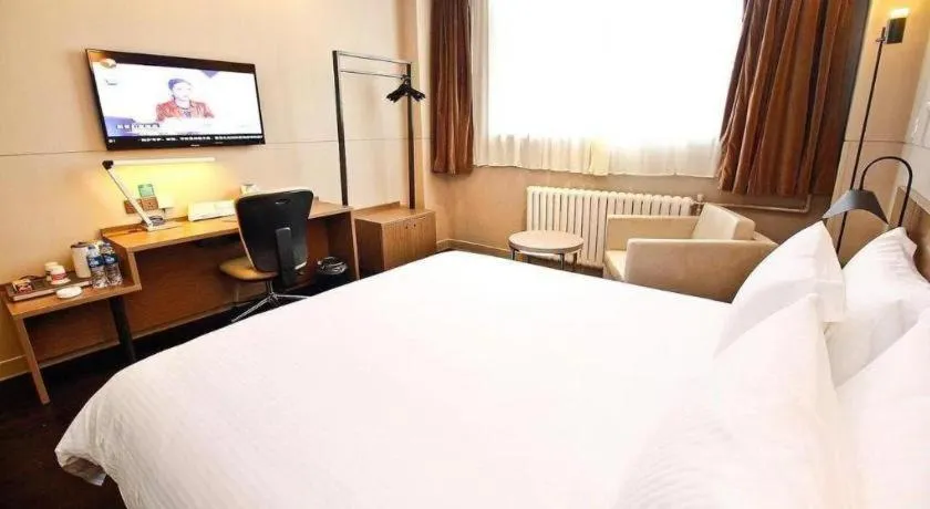 Bed in Jinjiang Inn Xi'an Zhonglou North Street Metro Station