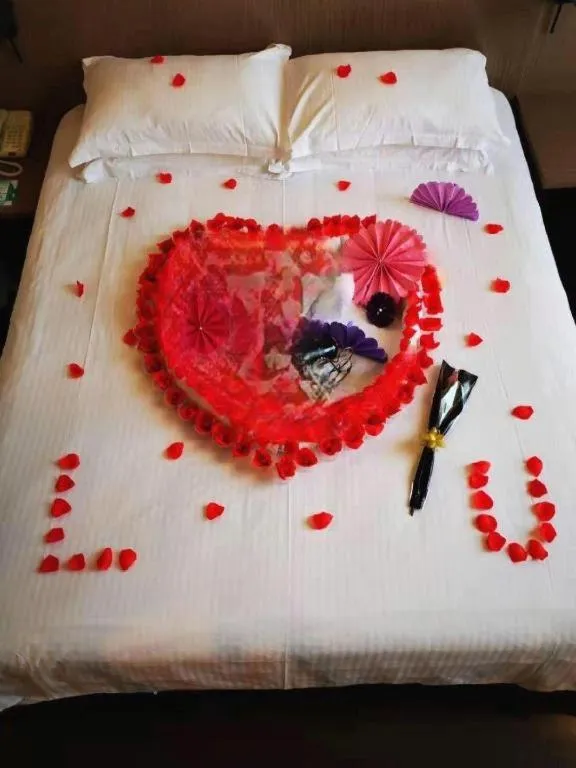 Bed in Jinjiang Inn Xi'an Zhonglou North Street Metro Station