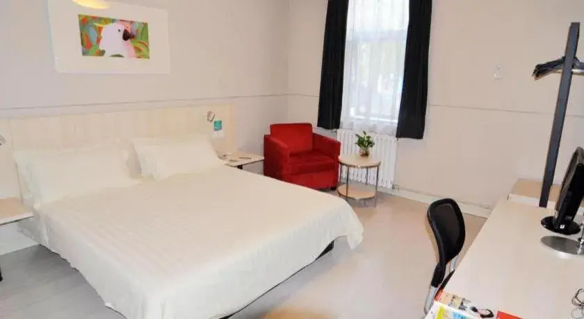 Bed in Jinjiang Inn Xian Gaoxin District Electronics City Bed in Jinjiang Inn Xian Gaoxin District Electronics City