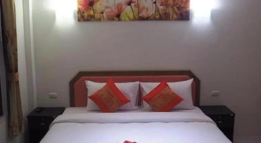 Bed in At night Airport Resort