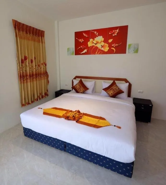 Bed in At night Airport Resort