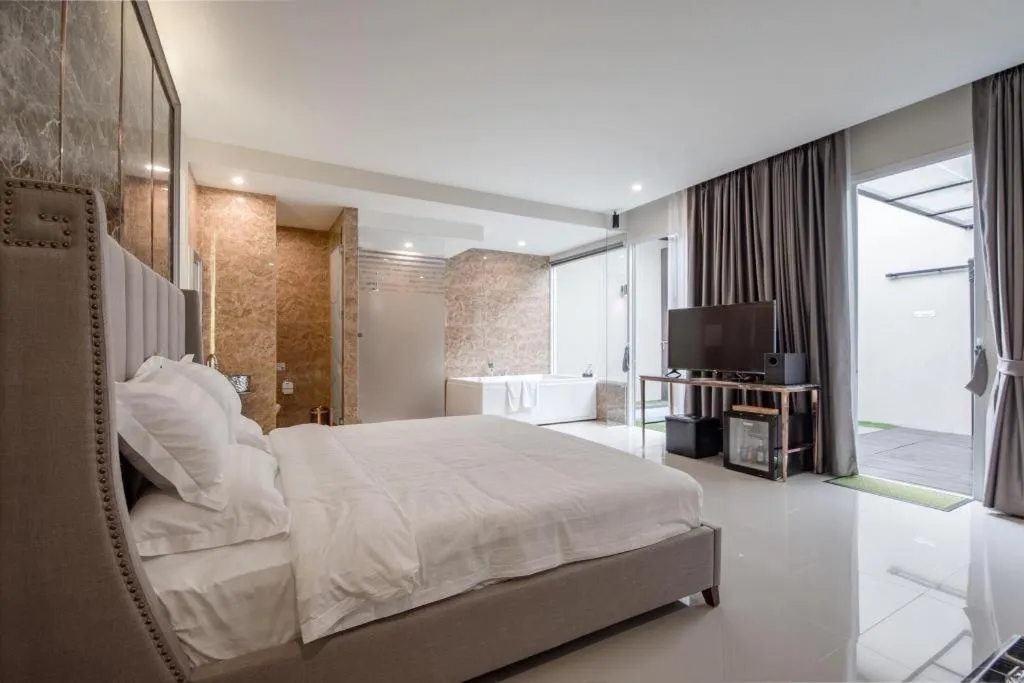 Bed in The Valen Resort