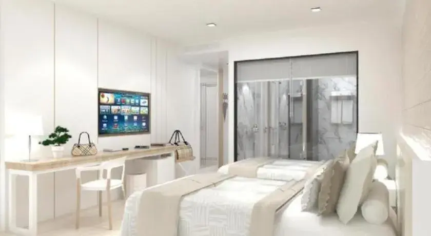 Bed in Thaisun Bangkok Hotel Bed in Thaisun Bangkok Hotel