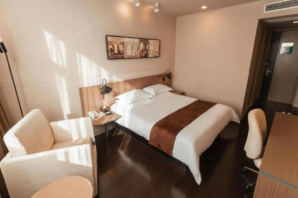 Bed in Jinjiang Inn Select Xuzhou Suining Middle Yuanfu Road