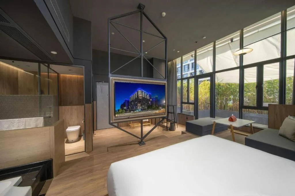 Bed in Opus Hotel Jiangmen