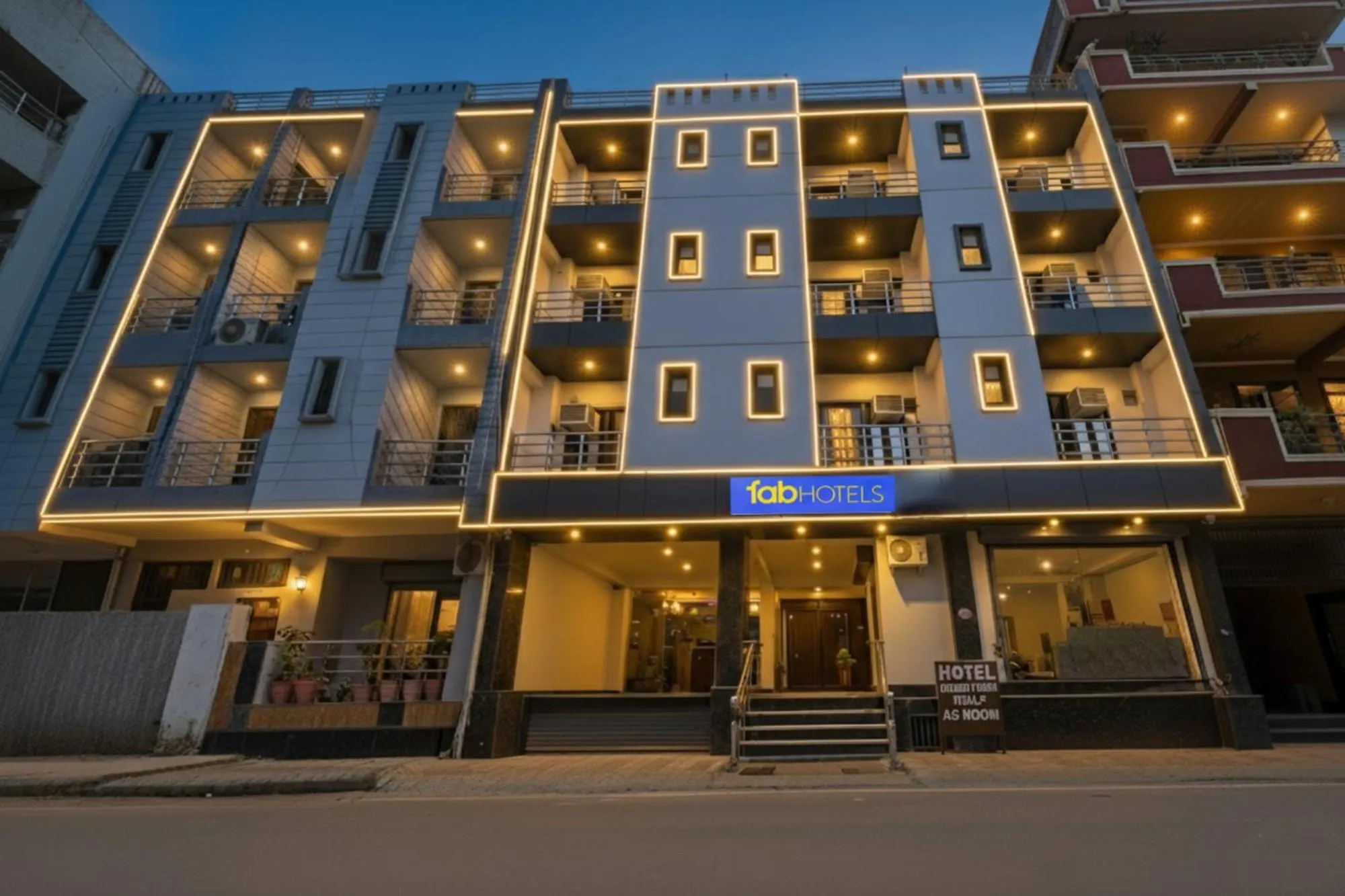 Property building in FabHotel The Yashobhumi Near Yashobhoomi Convention Centre