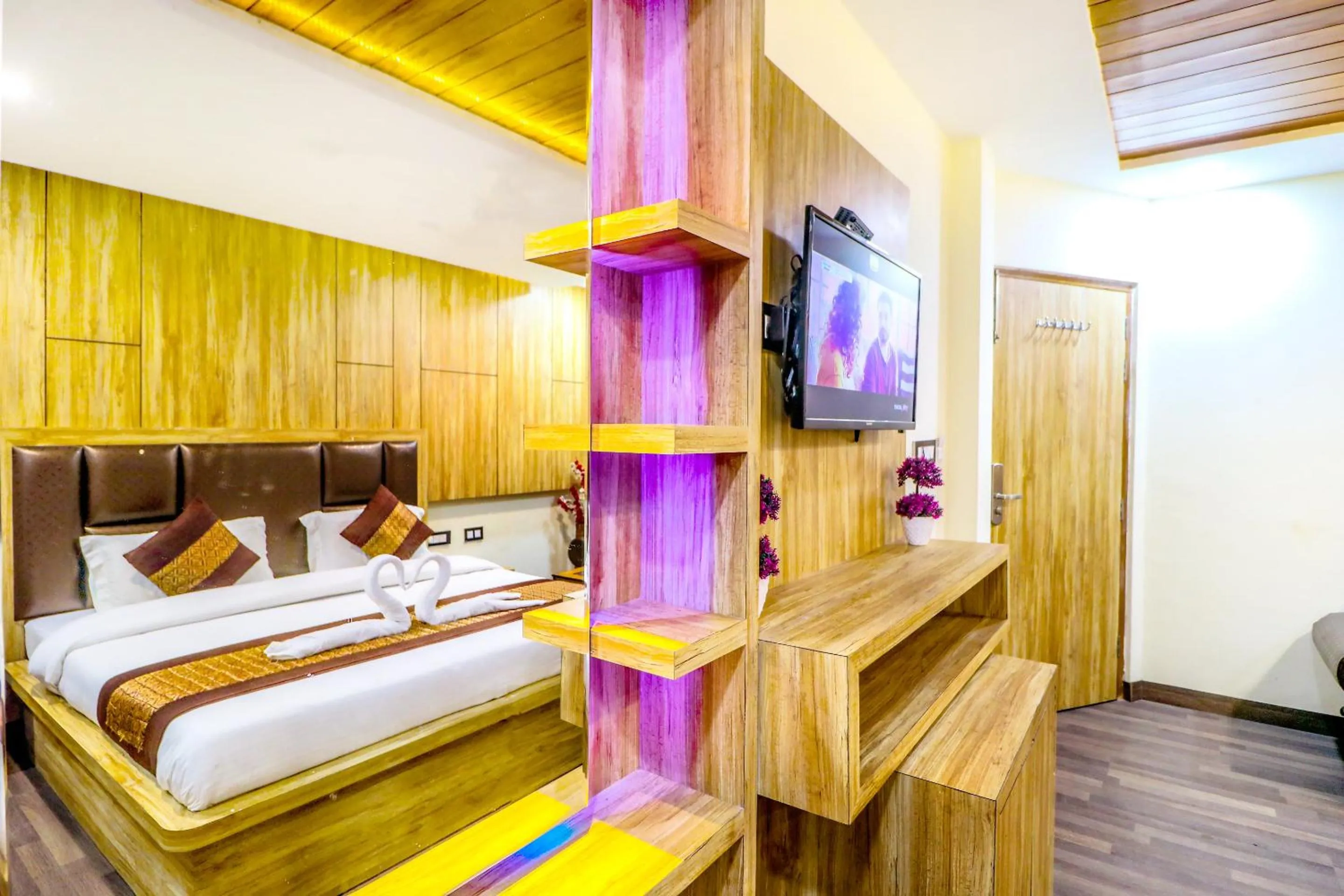 Bed in Hotel City Castle