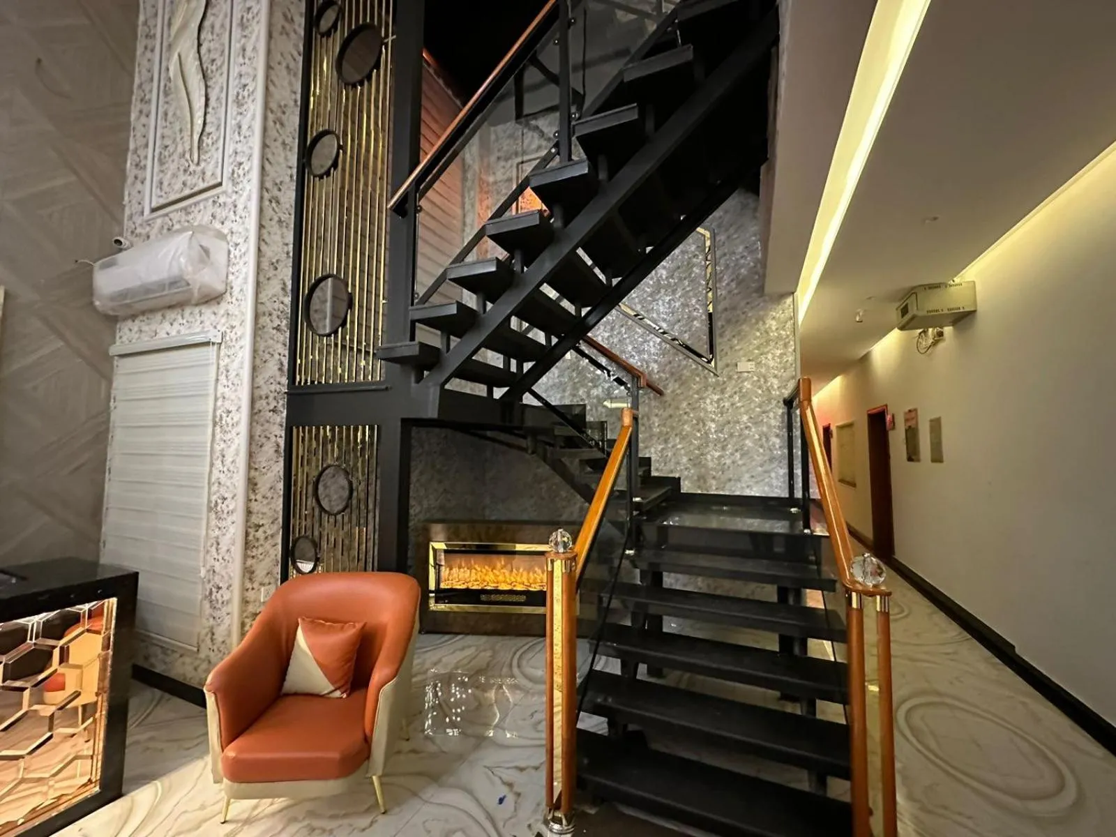 Seating area in Multan Swiss Hotel