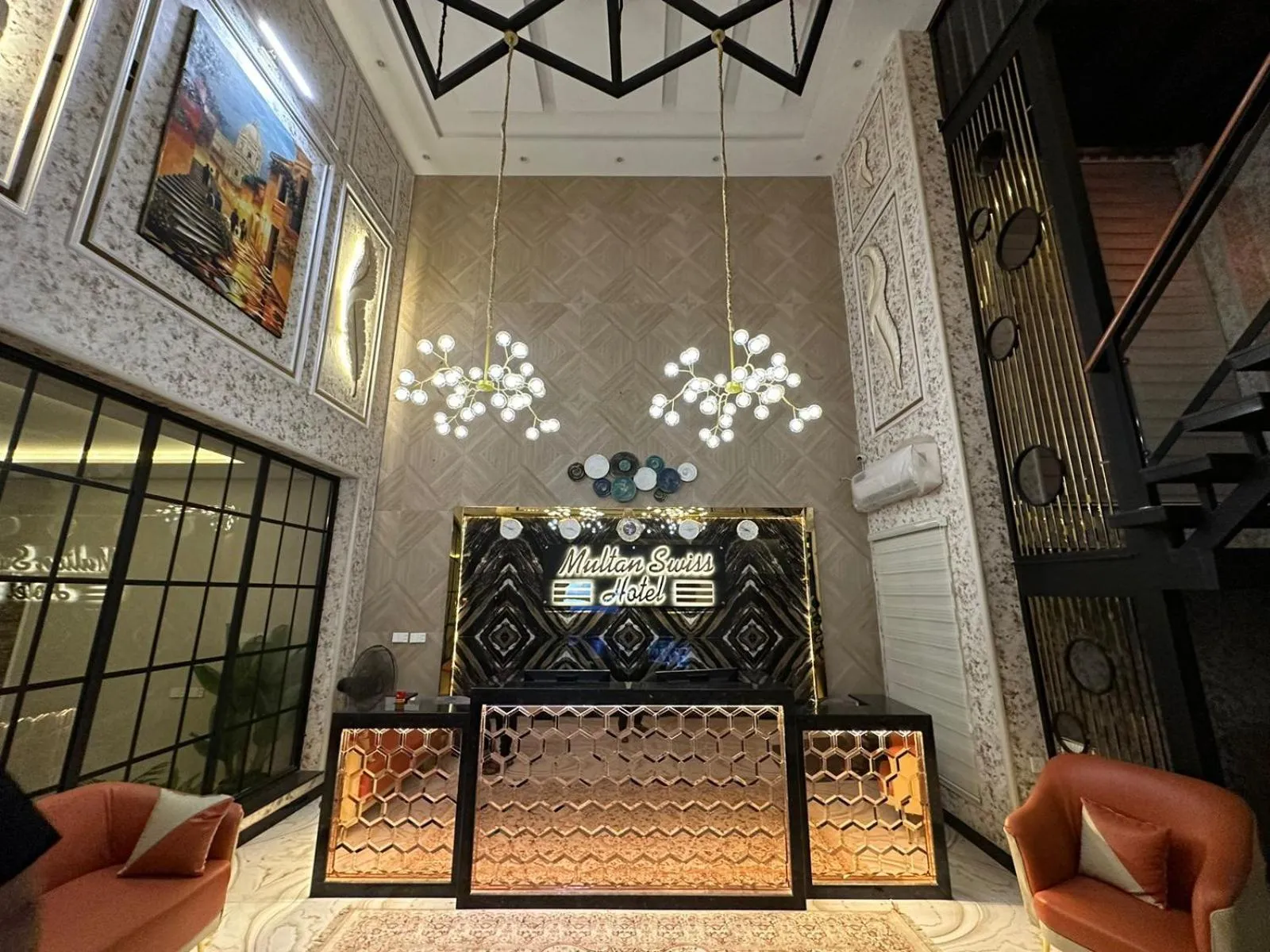 Lobby or reception in Multan Swiss Hotel