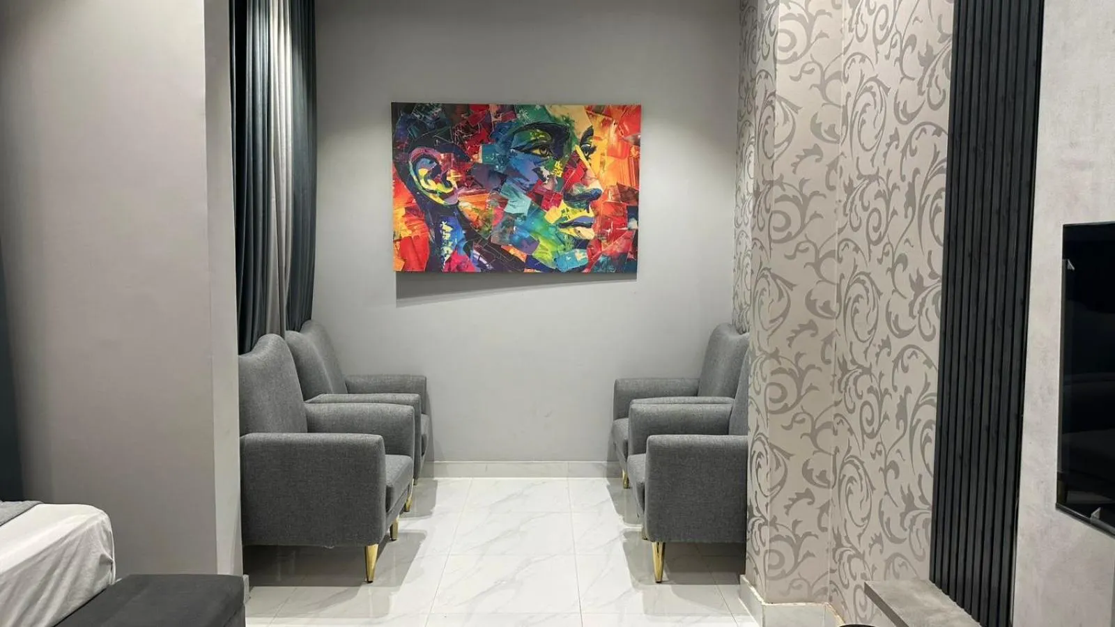 Seating area in Multan Swiss Hotel