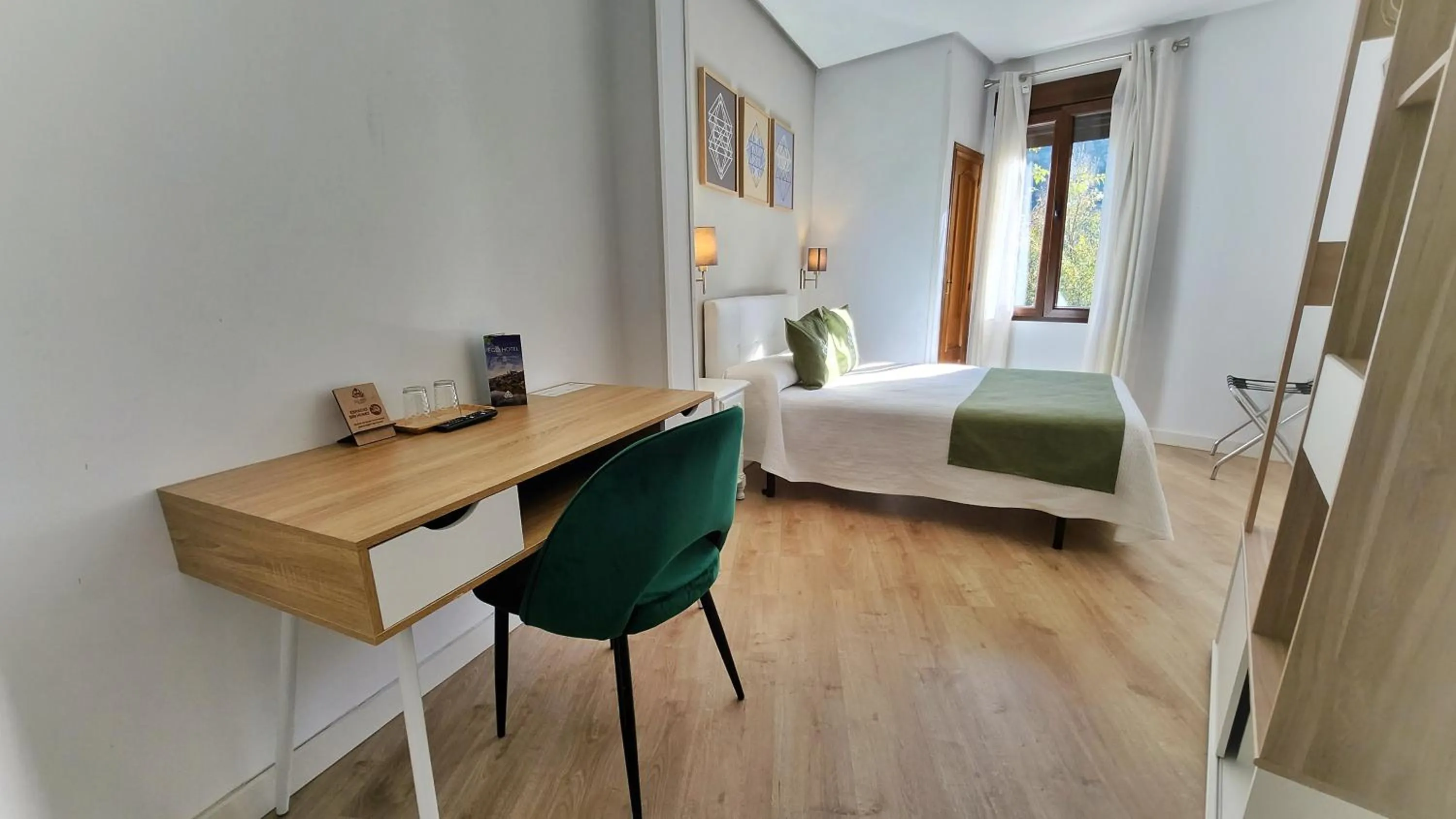 Bed in Eco Hotel Toledo