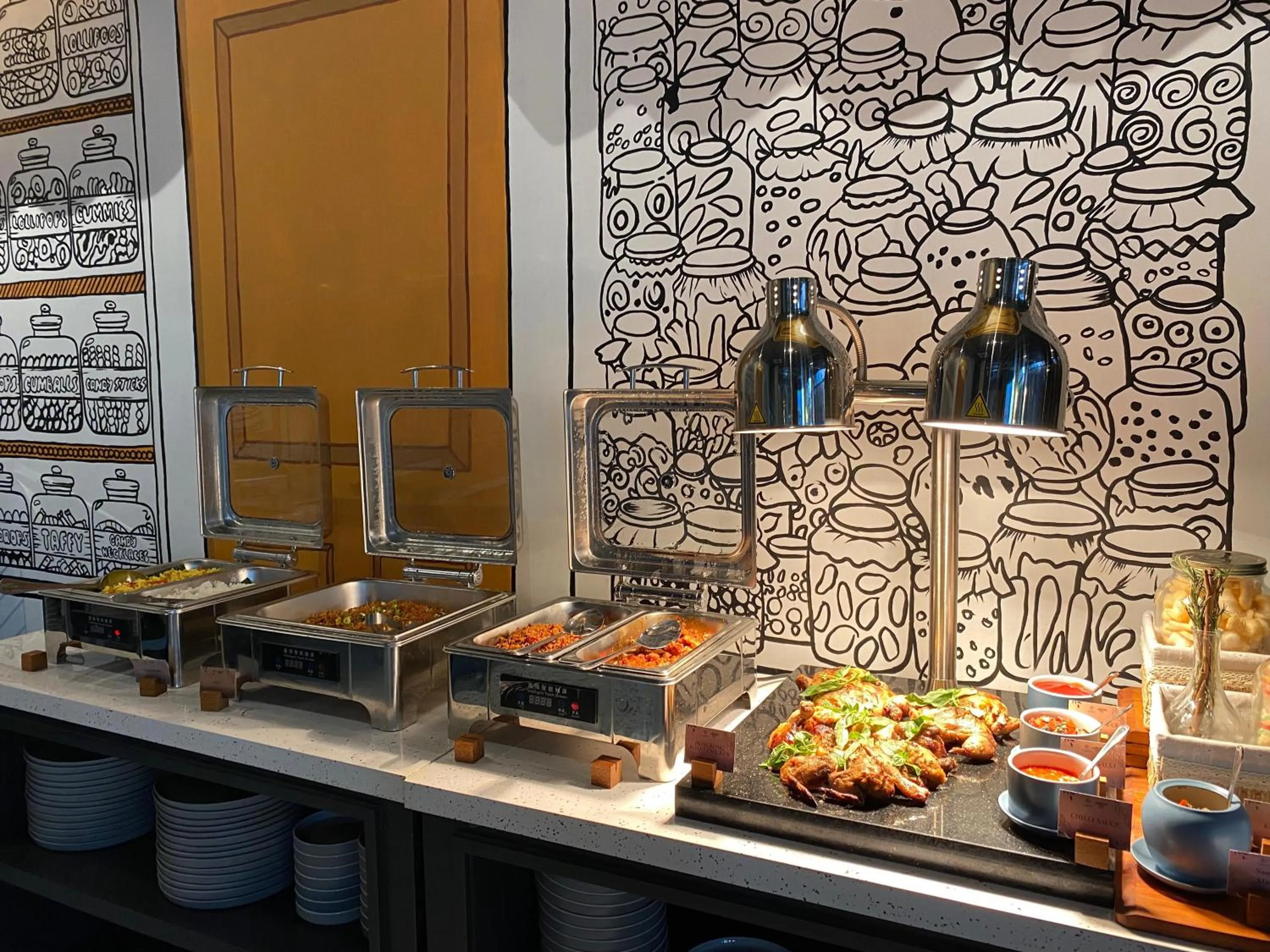 Buffet breakfast in Luxeur Jakarta - Setiabudi