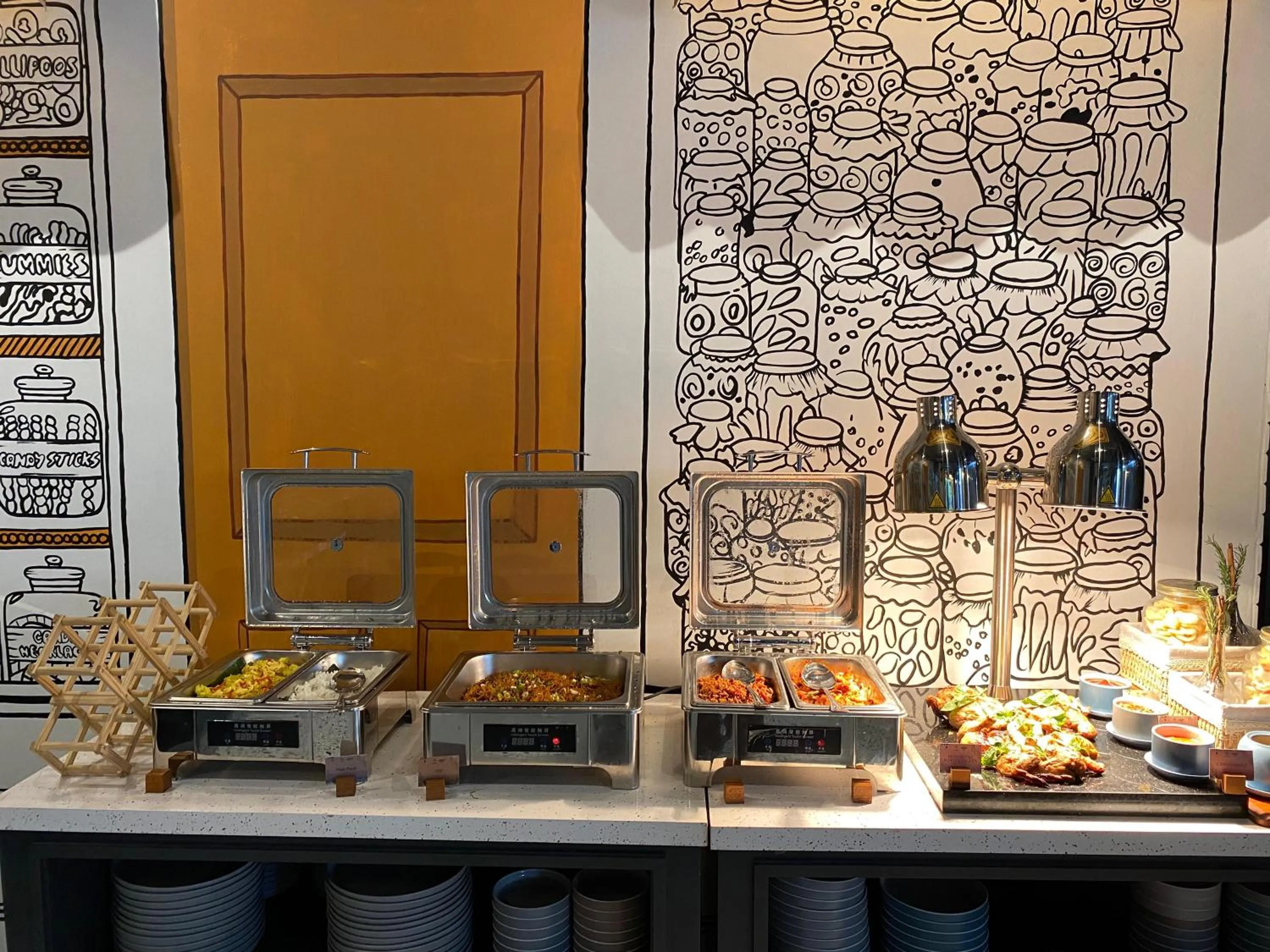 Buffet breakfast in Luxeur Jakarta - Setiabudi