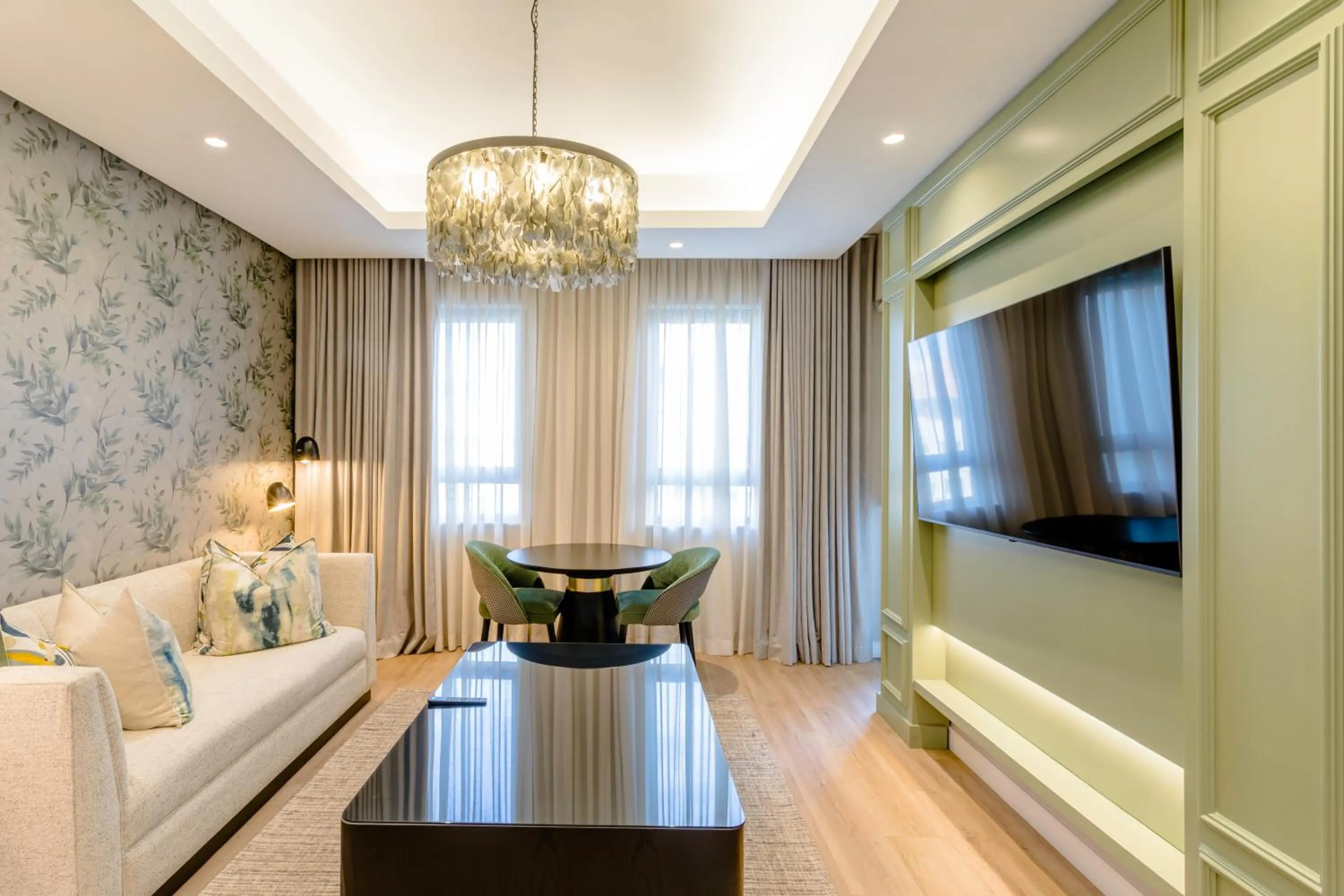 Living room in Steyn City Hotel by Saxon