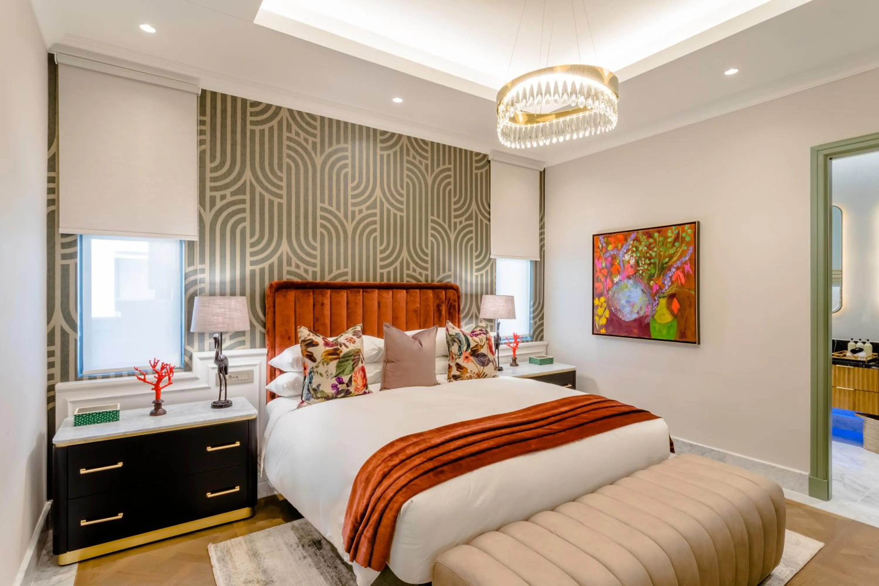 Bed in Steyn City Hotel by Saxon