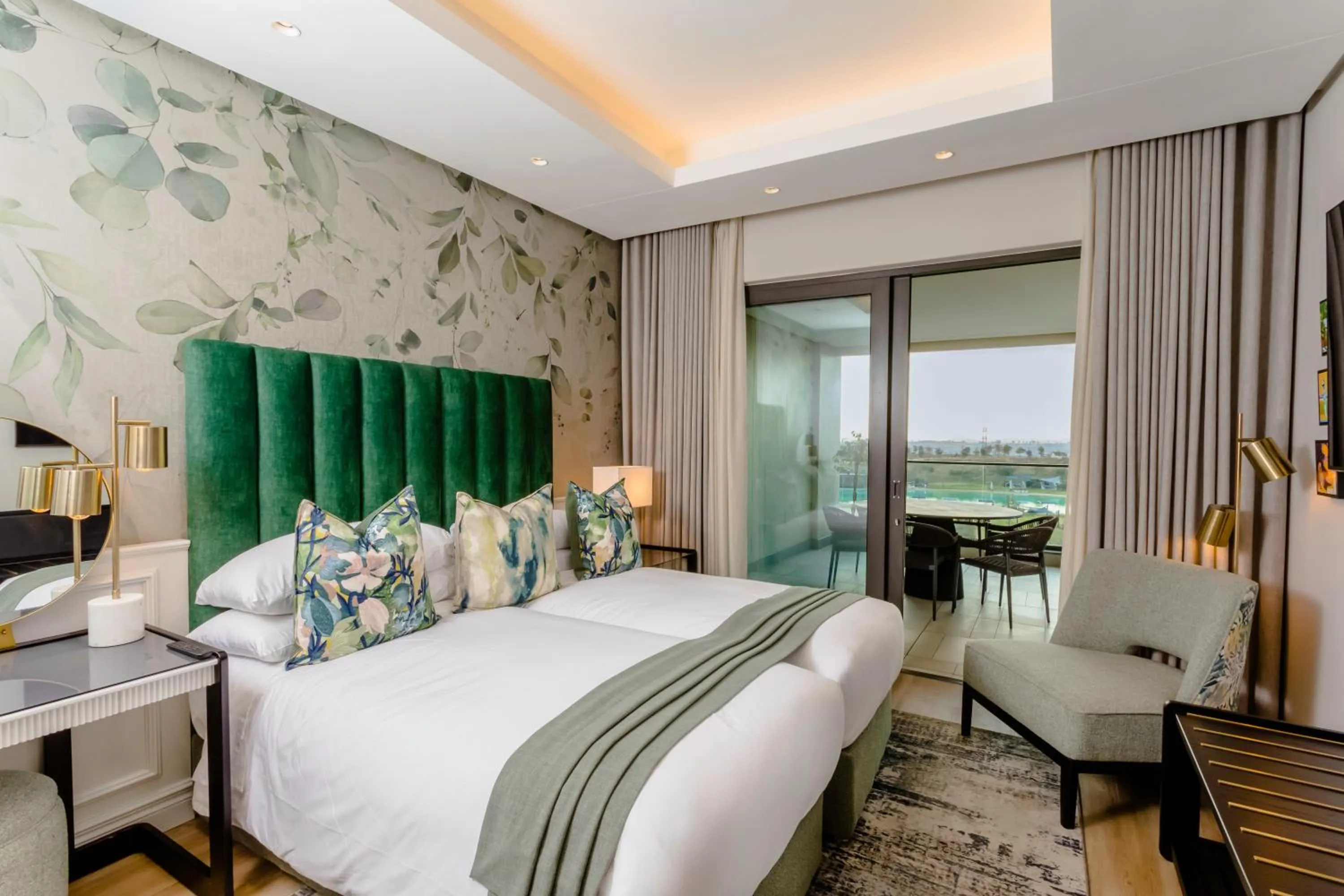 Bed in Steyn City Hotel by Saxon