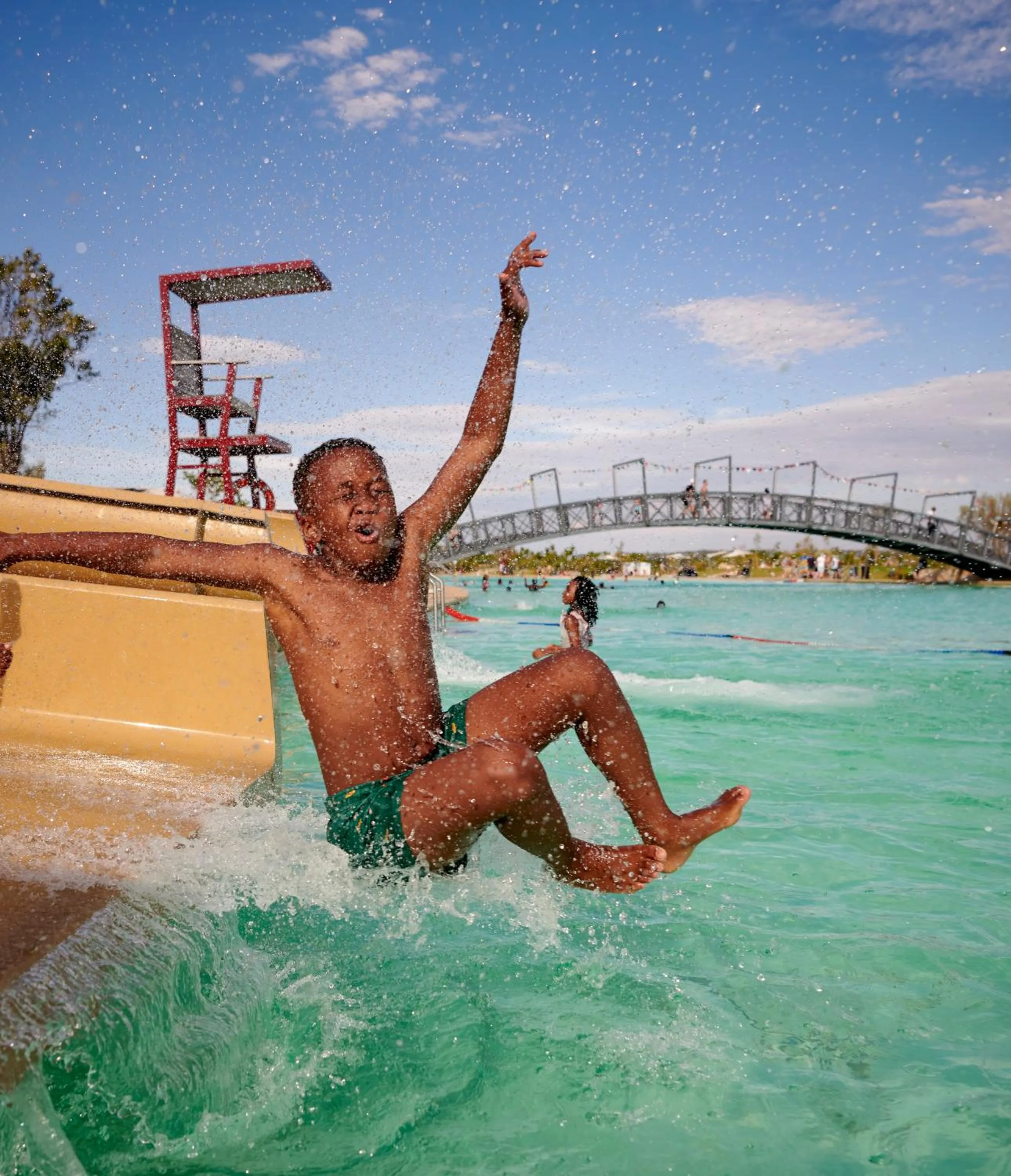 Swimming pool in Steyn City Hotel by Saxon