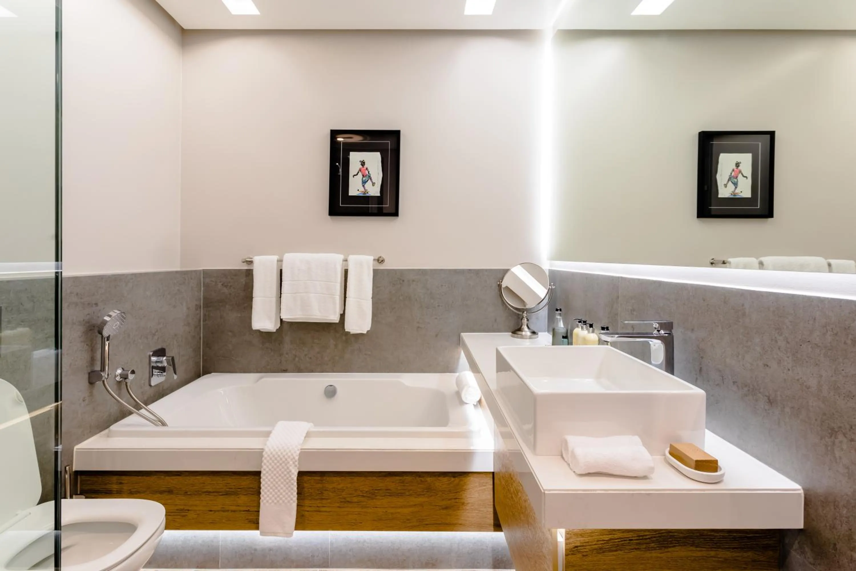 Bathroom in Steyn City Hotel by Saxon