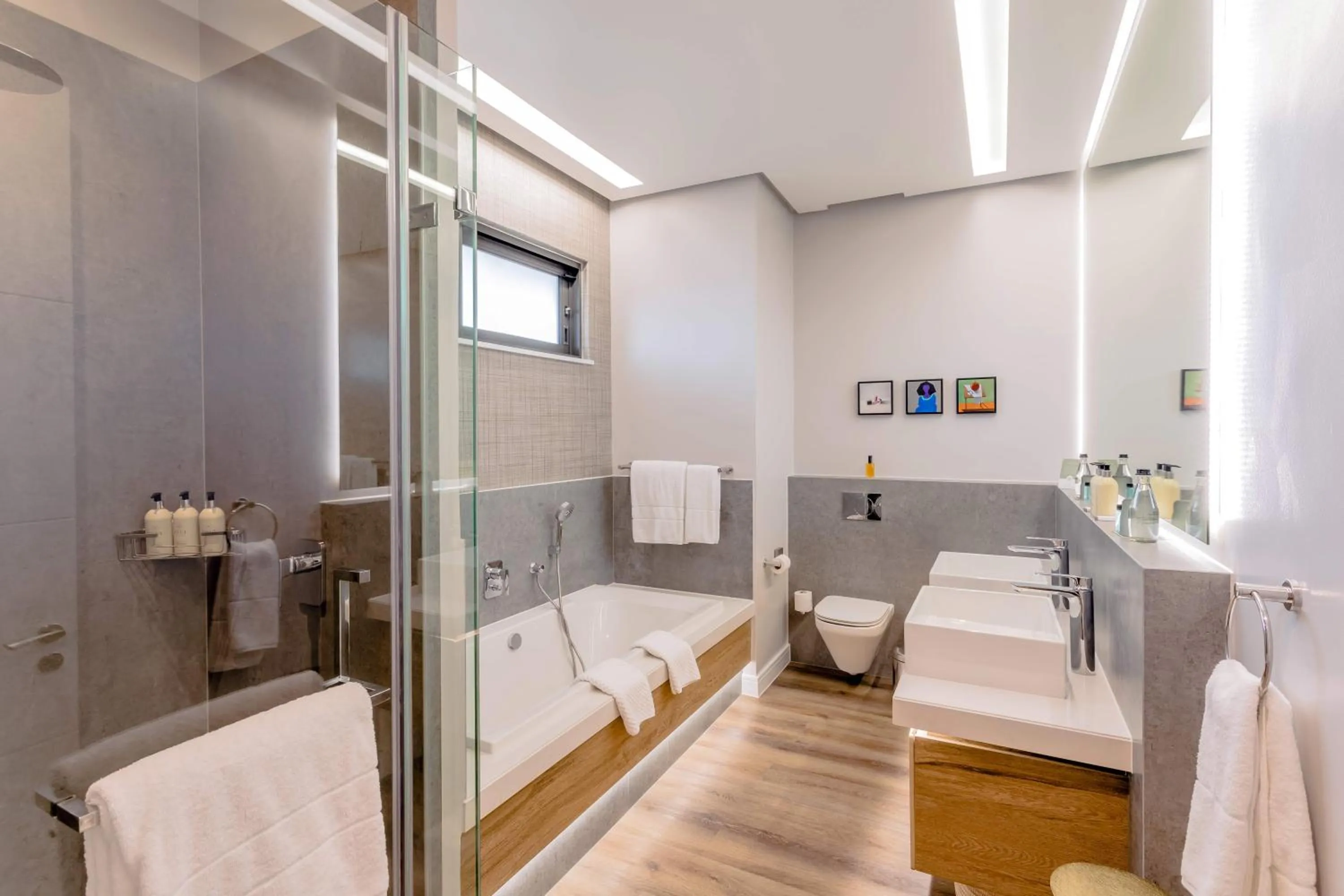 Bathroom in Steyn City Hotel by Saxon