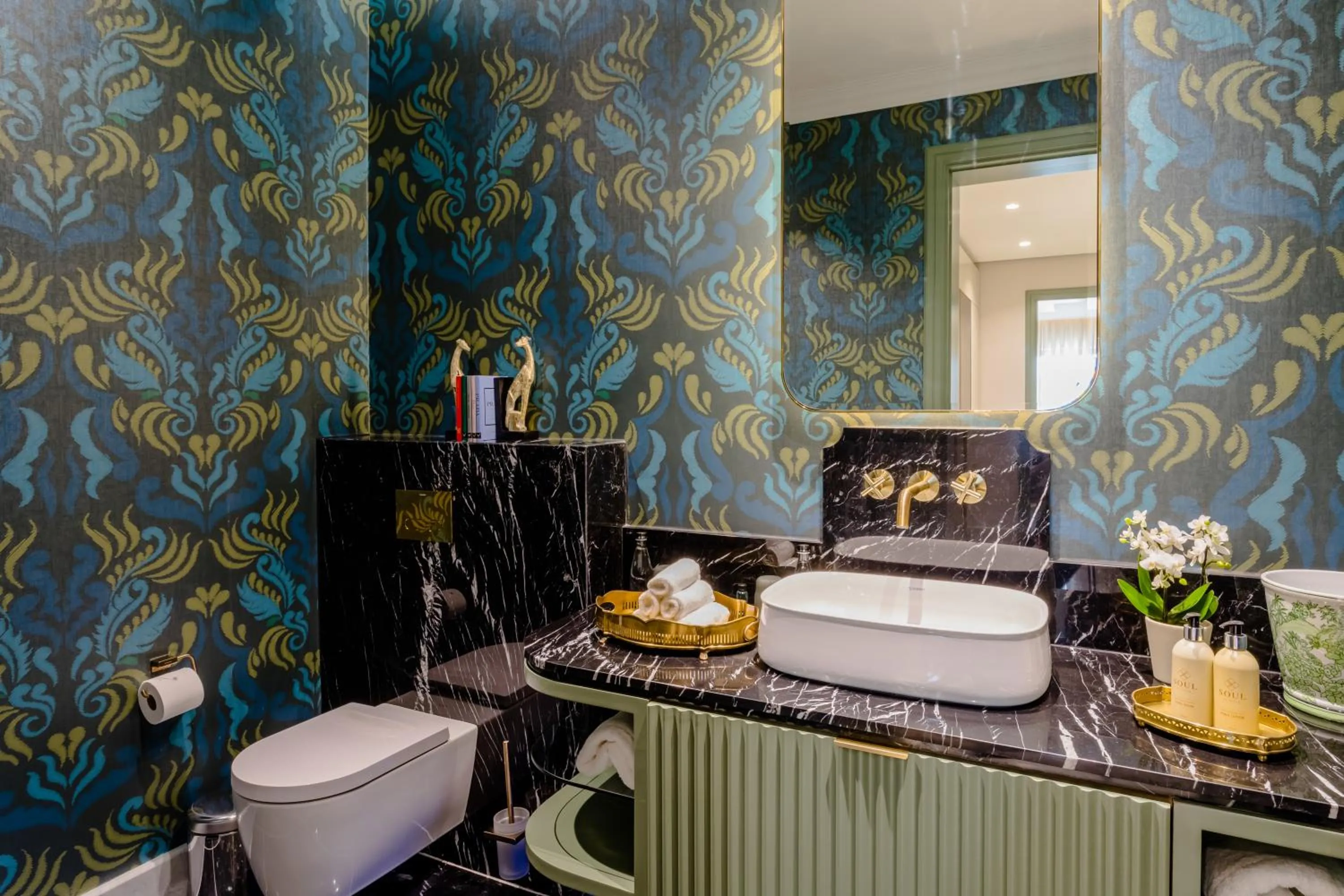 Bathroom in Steyn City Hotel by Saxon