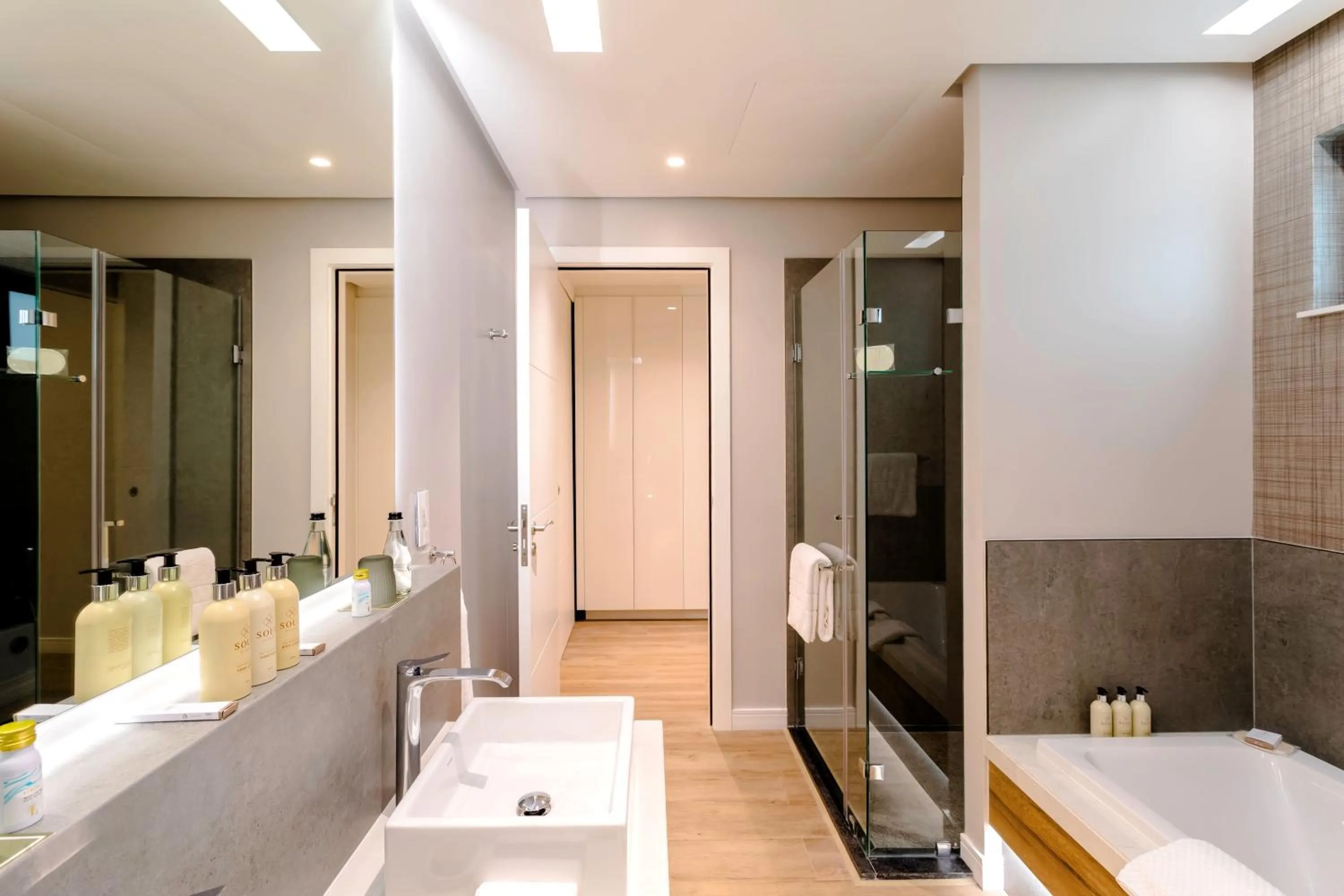 Shower in Steyn City Hotel by Saxon